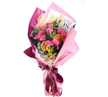 Blushing Pink Mirage Gül Buketi