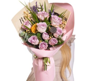 Dreamy Lilac Lila Gül Buketi